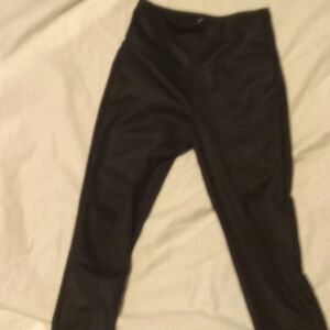 BLACK little girls leggings